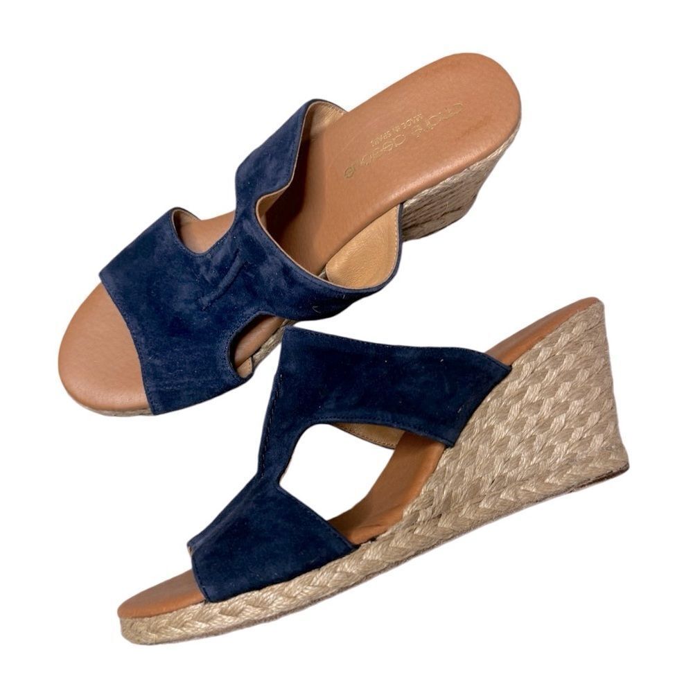 NWOT Andre Assous Alana suede espadrille size 40